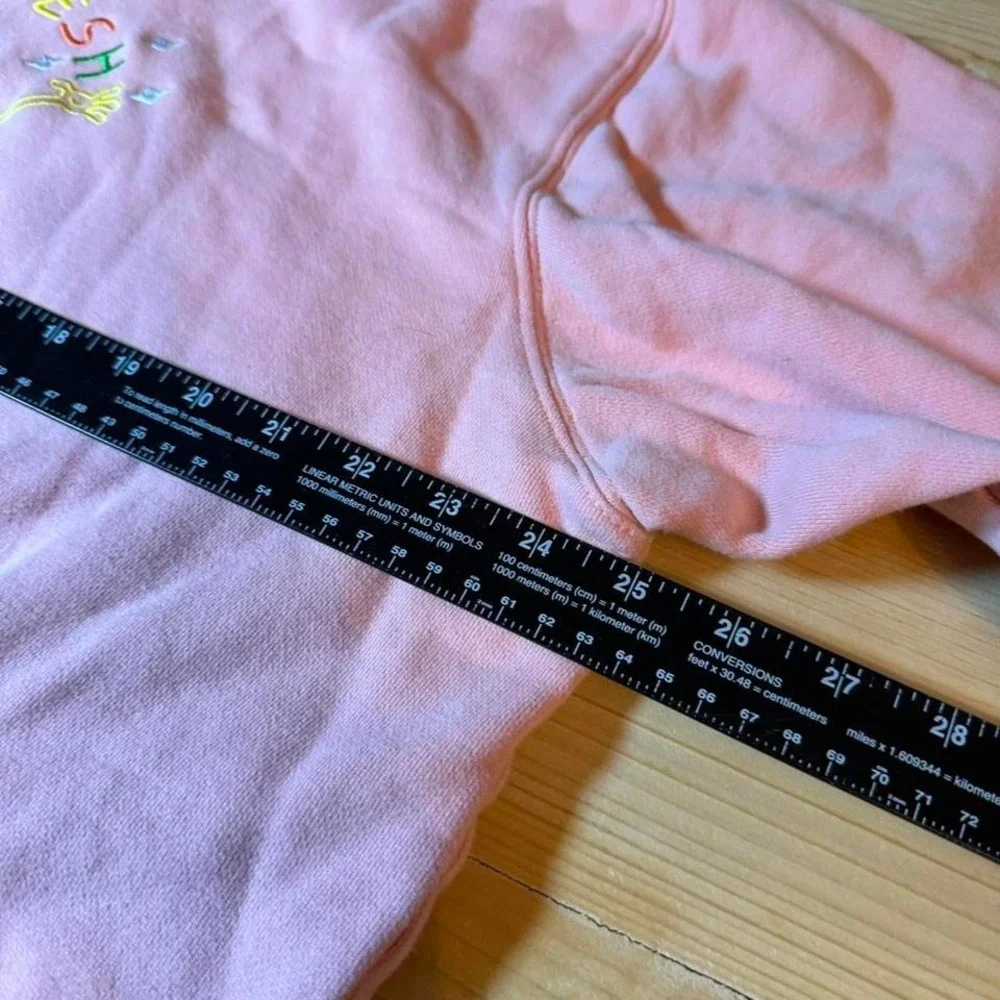 Teddy Fresh pink embroidered hoodie 🧸🌈 - Picture 6 of 7